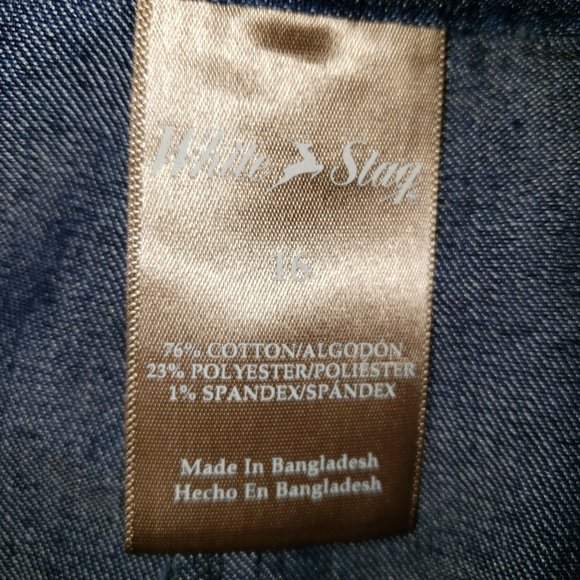 White Stag Denim Skort Size 16 EUC - Picture 4 of 4
